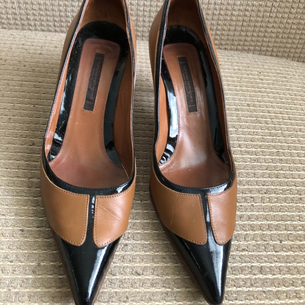 Narciso Rodriguez Women's Stiletto Brown + Black